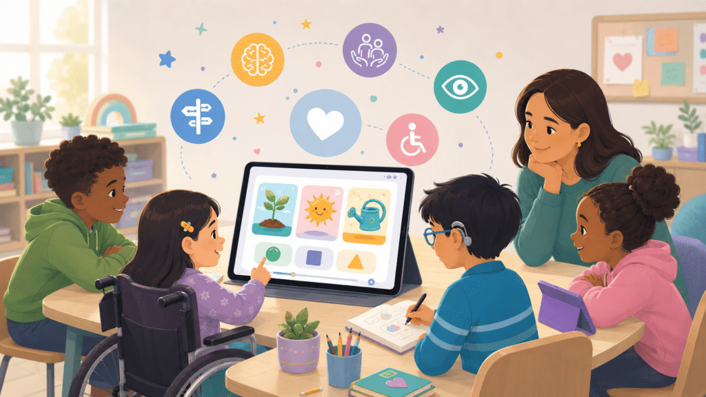 Educación inclusiva con tecnología y videojuegos educativos