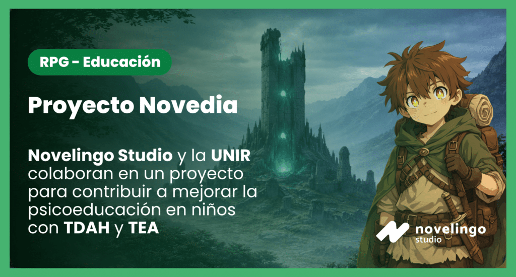 Videojuego educativo para TDAH y TEA desarrollado con Novelingo Studio